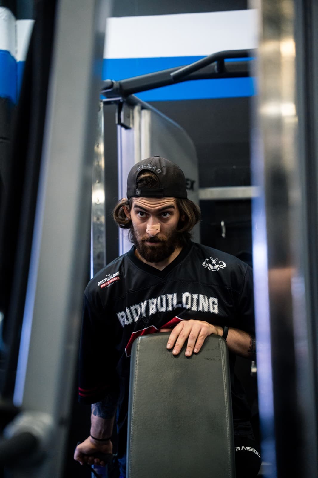 Gym floor atmosphere during training